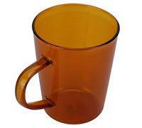 Ausla Tasse à café en Verre de 380 Ml, Tasse à Lait à Haute Teneur en Borosilicate, à café Résistante à la Chaleur, 4,2 X 3,4 Pouces, pour le thé, le, les Boissons Froides dans les Cuisines, les