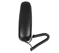 Ausla Téléphone Mural, Téléphone Filaire avec Son Clair et multifonctionnalité pour Le Bureau à Domicile (Black)