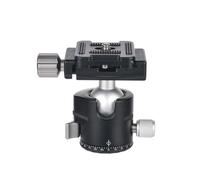 Ausla Tête de Trépied, Alliage d'aluminium, capacité de Charge de 5 Kg, Diamètre de 25 Mm, Idéal pour la Photographie de Voyage et Le Matériel Photo