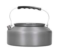 Ausla Thé à thé à café de Camping Portable Bouilloire Extérieure avec Poignée Noire, à café Robuste et Résistant à la Chaleur, pour la Pêche au Barbecue de Randonnée