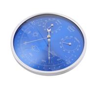 Ausla Thermomètre Baromètre Hygromètre, 3 en 1 Toutes Saisons, Instrument Météorologique Précis à Suspendre au Mur pour Intérieur et Extérieur, avec Grand Cadran de 180 Mm, pour