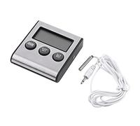 Ausla Thermomètre Digital, -50 à 70°C | Moniteur Température, Alarme Haute Basse, LCD Précision 1°C, ABS Inox, Réfrigérateur Congélateur