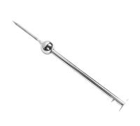 Ausla Tige de Protection Contre Le Tonnerre en Acier Inoxydable, 1 Mètre, 3 Pôles, Base épaisse, Support de Toit pour Maison, Toit, Résidence, Tour, Pétrolier, Bâtiment de Grande Hauteur