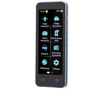 Ausla Traducteur de Langue, Appareil Portable, écran Tactile AI, 134 Langues, Idéal pour Les études et Les Voyages (Blue)