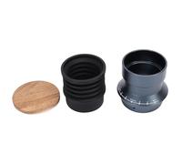 Ausla Trémie à Dose Unique, Alliage d'aluminium et Bois, Accessoire de Moulin à café à Rétention Zéro, adapté aux Moulins Eureka Mignon et Fellow Ode 58 Mm 54 Mm