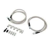 Ausla Tuyau de Refroidissement de Transmission 70 Pouces, Ligne Flexible en Acier Inoxydable pour Camions Voitures TH400 TH350 4L80E