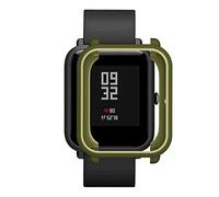 Ausla Universal Smart Watch Protective Case, 42 * 36 * 8mm (Armée Verte) | Housse de en silicone, découpes précises pour le chargement, ajustement doux, barrière anti-rayures tout autour.