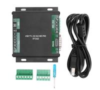 Ausla USB vers RS232 485 422 TTL Interface Converter, 9 en 1 FT232 RL Chip Fast Data Transfer Bridge Adapter Support Multiple Devices for Industrial Control