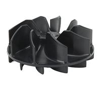Ausla Ventilateur à Turbine Vac, Remplacement en ABS Noir pour Souffleur électrique, Haute efficacité, Conception Durable, Installation Facile pour Une Utilisation en Extérieur