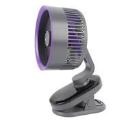 Ausla Ventilateur Oscillant Automatique avec 100 Vitesses de Vent, Charge de Type C, Petit Ventilateur de Bureau au Design Silencieux pour le Bureau et la Maison