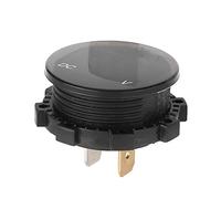 Ausla Voltmètre de Moto ABS étanche LED Jauge de Tension Numérique 6 à 30 V Panneau Mètre avec Protection de Connexion Inversée pour Moto Voiture SUV ATV Bateau (rouge)