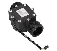 Ausla YF DN32 Débitmètre Industriel Capteur de Débit d'eau en Plastique Débitmètre à Effet Hall DC3 à 24 V G1 Filetage 1 4 Pouces 1 à 120 L Min Haute sensibilité pour Chauffe-eau Fontaines à Boire
