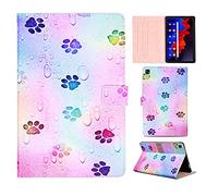 Auslbin Coque Galaxy Tab A7 2022/2020 Housse en Cuir PU Support Magnétique avec Porte-Stylo Coque Etui Tablette pour Samsung Galaxy Tab A7 10.4 Pouces SM-T500/T503/T505/T509 - Empreinte