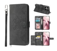 Auslbin Coque pour Xiaomi 17T 6.59" 2026 Premium en Cuir PU Portefeuille Flip Housse de Fonction Stand Porte Carte Credit à Rabat Magnétique Étui de Protection pour Xiaomi 17T Noir