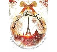 Ausmal-Adventskalender: 24 filigrane Weihnachtskugeln mit Wahrzeichen aus aller Welt