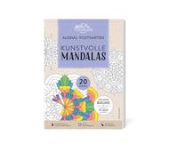 Ausmal-Postkarten Kunstvolle Mandalas | 20 Karten: Mit traumhaften Motiven zum Ausmalen und Verschenken | 100% Recyclingpapier