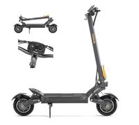 Ausom Electric Scooter for Adult, Dual Motor, Quad Swingarm Suspension, E-ABS+Front & Rear Hydraulic Disc Brakes, 62 Miles Max Range, Dual Charging Ports, Lighting System, NFC Unlock