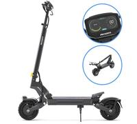 Ausom Trottinette Électrique, Batterie de 15,6Ah, Moteur Double, Pneus Tout-Terrain de 10 x3 , Freins E-ABS + Disques, Recharge Rapide, Suspension à Bras Oscillant, Autonomie de 70 km, Écran LCD de 4,