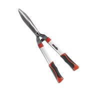 AUSONIA 31217 Cisaille à haies Pour tailler les haies et les buissons Sécateur de jardin professionnel à deux mains avec manche en aluminium reforcè de 61 Cm