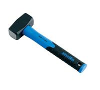 Ausonia - 45190 Marteau Massette Maillet de macon Marteau de maçon Petite Masse Club hammer 800 grammes avec manche fibra 28 cm