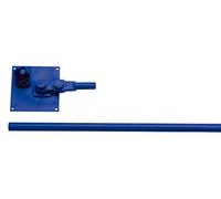 AUSONIA - 47244 CINTREUSE FER PLAQUE COUDEUSE À ÉTRIER AVEC MANCHE TUBULAIRE EXTRACTIBLE DE 100 CM, TREMPÉE DANS LES ZONES QUI S’USENT LE PLUS, ÉCROU TOURNANT DE BUTÉE DIAMÈTRE MAXIMUM 24 MM