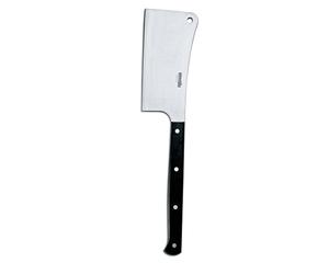 AUSONIA - 64330 FEUILLE DE BOUCHER COUPERET BOUCHER AVEC LAME EN ACIER INOX 440 DE 26 CM ET MANCHE ATOXIQUE EN POLYPROPYLÈNE DE 34 CM, POID 1700 GRAMMES
