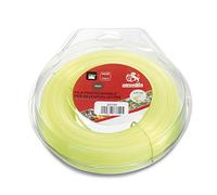 AUSONIA - 83733 Fil pour Coupe-Bordures Fil pour débroussailleuse Etoile Jaune Professionnel Hexalobè 50m x 3mm