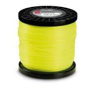 AUSONIA - 83743 Fil DE DEBROUSSAILLEUSE Etoile RENFORCE Professionnel Jaune Bobine DE Fil pour Coupe-BURDURES DE 4MM X 152 Meters