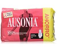 Ausonia - Compresses de nuit avec ailettes 24 unidades