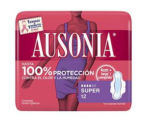 Ausonia - Compresses super avec ailettes 12 unidades