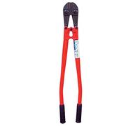 AUSONIA - COUPE-BOULONS PROFESSIONNEL DE 75 CM AVEC LAMES FORGÉES À CHAUD ET BOULON EXCENTRIQUE POUR LE RÉGLAGE DES LAMES, COUPE CENTRALE, MANCHES EN CAOUTCHOUC ANTIDÉRAPANT 4 200 GRAMMES