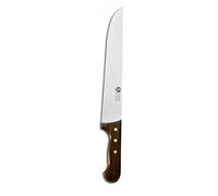 AUSONIA - COUTEAU DE BOUCHER COUTEAU DE CUISINE PROFESSIONNEL MANCHE EN BOIS AVEC LAME EN INOX AISI 420 DE 22 CM