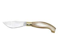 AUSONIA - COUTEAU DE POCHE SARDE MODÈLE ARBURESE AVEC LAME EN ACIER INOX MANCHE EN CORNE DE 17 CM, LAME CM 7,5
