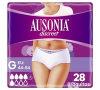 Ausonia - Pantalons discrets, serviettes d'incontinence pour femmes, slips pour fuites urinaires - Taille normale G, 28 unités