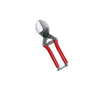 AUSONIA - SÉCATEUR POUR VERGERS À DOUBLE TRANCHANT AVEC LAMES EN ACIER FORGÉES À CHAUD ET TREMPÉES, MANCHES REVÊTUS EN PLASTIQUE ET FERMETURE DE SÉCURITÉ CROISÉE DE 20 CM