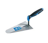 AUSONIA Truelle Italienne de Maçon à Pointe Ronde étroite truelles de Finition truelle de maçonnerie Tekna pour Le Mortar Truelle soudée à Bout Rond Cm 24