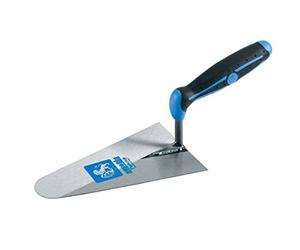 AUSONIA Truelle Italienne de Maçon à Pointe Ronde étroite truelles de Finition truelle de maçonnerie Tekna pour Le Mortar Truelle soudée à Bout Rond Cm 24
