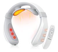 AUSOQE.FAMILY Masseur Cervical Masseur Cervical et Cou avec 6 Modes et 15 Niveaux Masseur Cervical Professionnel avec Télécommande pour Maison, Bureau et Voyage