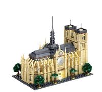Auspcers Cathédrale Notre Dame Bloc de Construction, Jouets de modèle d'architecture de renommée Mondiale, kit de Mini Blocs pour Les Amateurs, Cadeau pour Adultes(1757PCS)