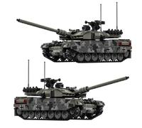 Auspcers Leopard 2A7 Tank Militaire Char WW2 Jeu de Construction, 1009PCS Jeu de Construction de Chars Militaires pour Adultes, Maquette de Char de Combat Principal pour Les passionnés de l'armée