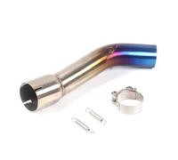 auspuff Compatible Avec Yamaha Pour FZ1 FZ1N FZ1000 2006-2015 Échappement De Moto Pour Escape Moto Silencieux Moyen Pour Connecter Le Tuyau De Liaison Slip On