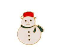 Ausschnitt Verkleinern Weihnachtsbrosche, europäischer amerikanischer Cartoon, tropfender Schneemann, Glocken, Corsage, Abzeichen, Weihnachtsmann, Weihnachtsbaum, Kragennadel Kleider (D, One Size)