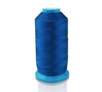 Aussel Fil à coudre en nylon reconstitué pour tissus d'ameublement, marché extérieur, draperie, perlage, bagages, sacs à main (bleu foncé)