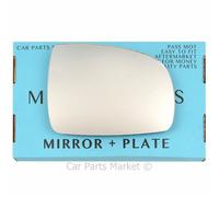Außenspiegelglas Für Die Rechte Fahrerseite Für Nissan Note 2006¿2013 + Platte