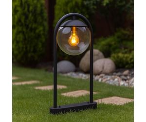 Außenstandlampe Lampadaire de Jardin Extérieur Lampe Décorative Métal Verre