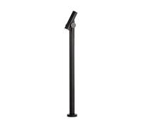 Außenstehlampe Bollard Éclairage Allée Chemin Pivotant Jardin Noir LED 100 CM