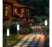 Außenstehlampe Borne Lumineuse Jardin Détecteur de Mouvement Prise Anthracite 3x