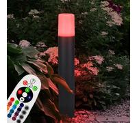 Außenstehlampe Borne Lumineuse Lampe à Pied Dimmable Télécommande Jardin RGB LED