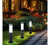 Außenstehlampe Borne Lumineuse Lampe de Jardin Détecteur Mouvement Anthracite H