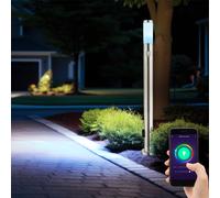 Außenstehlampe Borne Lumineuse Lampe de Jardin Détecteur Steckendosen Smart LED